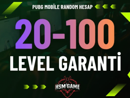 Pubg Mobile +20 Level Garantili Random Hesap