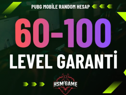 Pubg Mobile +60 Level Garantili Random Hesap
